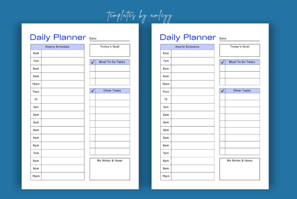 Download Editable Daily Planner Template Canva - Editable daily planner Collection