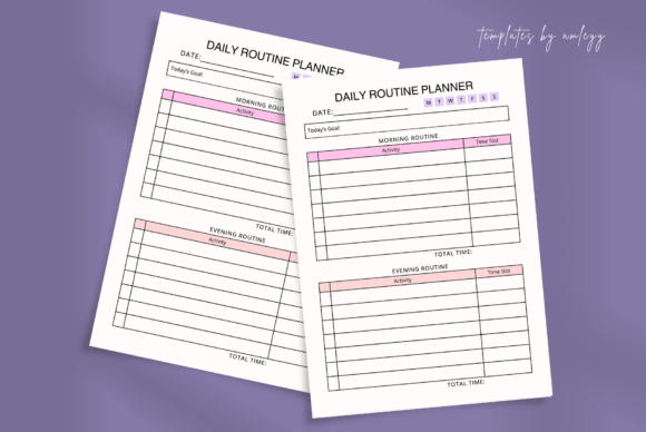 Download Aesthetic Daily Routine Planner Template - Daily routine planner template Collection