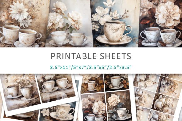 Download Coffee Junk Journal Kit, ATC Card - Atc Collection