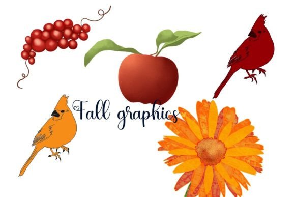 Download Fall Graphics, Birds, Apple, Flower - Fall graphics Collection