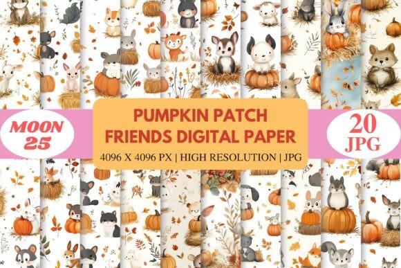 Download Pumpkin Patch Friends Paper Pack - Atc Collection