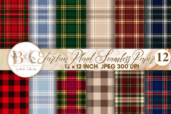 Download Tartan Plaid Seamless Digital Paper - Tartan Collection